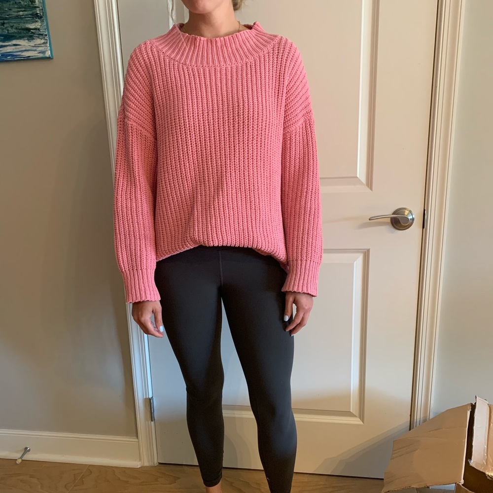 Aerie Sweater - Bright Pink
